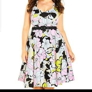 City Chic pin up dress